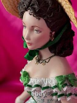 OOAK Jamalea Corre Handmade Bisque Doll Scarlett Gone with the Wind Figurine EUC