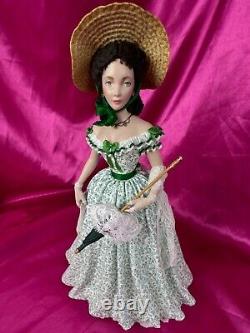 OOAK Jamalea Corre Handmade Bisque Doll Scarlett Gone with the Wind Figurine EUC