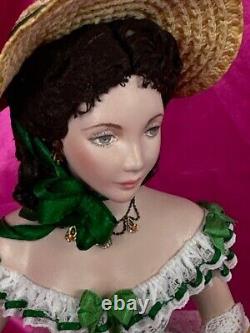 OOAK Jamalea Corre Handmade Bisque Doll Scarlett Gone with the Wind Figurine EUC