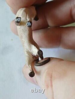 OOAK Karl Blindheim Sculpted Siamese Cat Artisan Dollhouse Miniature 112