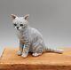 Ooak Karl Blindheim Sculpted Tabby Cat Artisan Dollhouse Miniature 112