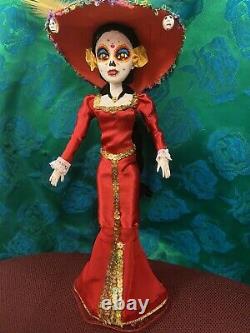OOAK La Muerte Death Doll The Book Of Life Handmade Collector Custom Repaint