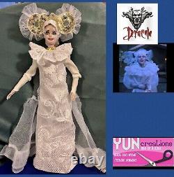 OOAK Lucy Barbie Doll Dracula bride Vampire Handmade Custom Collector Horror Art