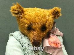 OOAK New 18 Mohair Artist Bear Josey Leary by Rachel Ward of Barricane Bears UK