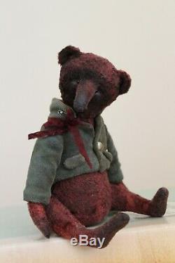 OOAK Original Hand Sewn Collectors Artist Teddy Bear 1/1