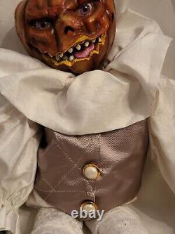 OOAK PUMPKIN Zombie Halloween Doll Handmade Artist Jon Morphystic Personalities