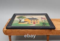 OOAK Peggy McCarty Shaker House Painting Artisan Dollhouse Miniature 112