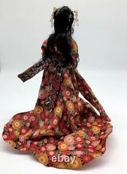 OOAK Polymer Clay Art Doll, Diva Geisha by Cindi Cannon