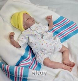 OOAK Polymer Clay Newborn Preemie Baby Sculpt by, Lisa Olson REALISTIC