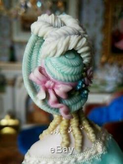 OOAK Porcelain Artist Doll by Sally Cutts Molded Hair #2