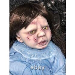 OOAK Realistic Alternative Reborn Exorcist Regan MacNeil Art Horror Doll