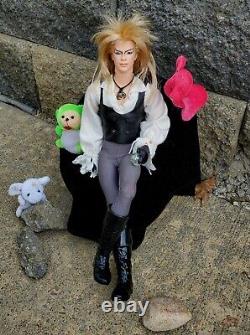 OOAK Repaint Ken Barbie King Jareth Labyrinth David Bowie doll By Chastity