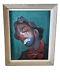 Ooak Sad Clown Oil Painting Artist M. Playman