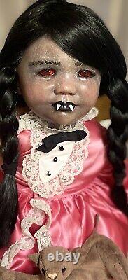 OOAK Toddler Vampire? Goth Realistic Alternative Reborn Art Horror Doll June