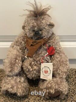 OOAK WOODY MANDY HAND MADE MOHAIR BEAR LITTLE HEARTBREAKERS by RUTH HEER