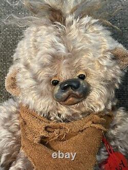 OOAK WOODY MANDY HAND MADE MOHAIR BEAR LITTLE HEARTBREAKERS by RUTH HEER