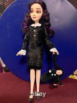 OOAK Wednesday Addams Doll Handmade Collector Custom Repaint Unique Art