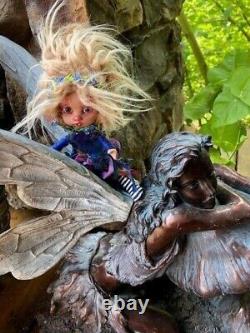 OOAK art doll, polymer fairy faerie mouse by Kerrie Anne Sawyer