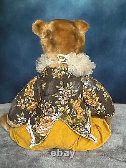 OOAK artist bear Barny by Ksenas Teddi 16.5'' New Fake Fur