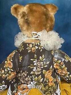 OOAK artist bear Barny by Ksenas Teddi 16.5'' New Fake Fur