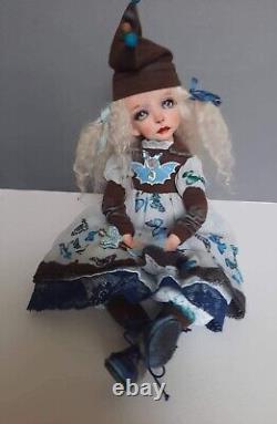 OOAK artist doll Art doll Agnes. Decoration
