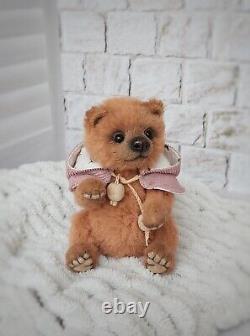 OOAK artist teddy bear. Ukraine bear