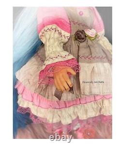 OOAK custom repainted Paola Reina doll 13,5 Day Of The Dead Art Doll