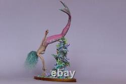 OOAK doll mermaid Kaia, polymer clay sculpture by Diana Genova