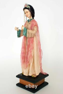 One of a Kind by Artist Ethel Loh Strickarz Beautiful Handmade Paperclay Woman