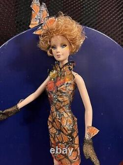 Ooak Effie Trinket barbie doll the Hunger Games Custom Handmade Fantasy FanArt