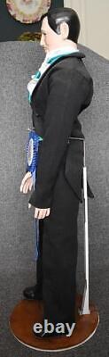 Ooak Gone With The Wind's Rhett Butler 25 Porcelain Doll In Tux And Tails