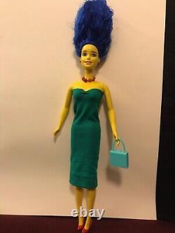 Ooak MARGE The Simpsons barbie doll Custom Fashion Collector YunCreations Unique