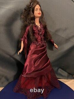 Ooak Mina Bram Stoker Dracula Doll -Custom Handmade Collector barbie Art Vampire