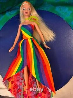 Ooak PRIDE Barbie Doll LGBTQ? Custom Handmade Collector Art Unique Rainbow