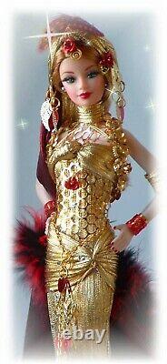 Ooak art doll Collector fashion doll golden goddess by dollocity