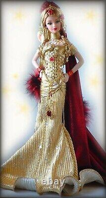 Ooak art doll Collector fashion doll golden goddess by dollocity