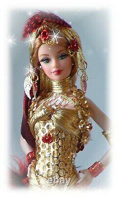 Ooak art doll Collector fashion doll golden goddess by dollocity