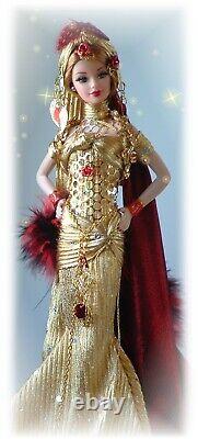 Ooak art doll Collector fashion doll golden goddess by dollocity