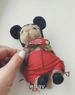 Ooak artist handmade teddy bear Mickey Ears Cat
