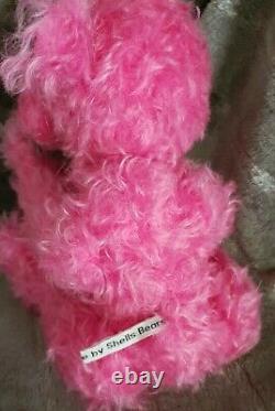 Ooak bear. Handstitched mohair. 32cm. Shell's Bears. VHTF. As new. Made in UK