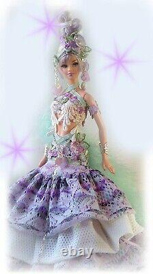 Ooak fashion art doll gypsy Lovely Lavender collector doll