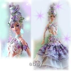 Ooak fashion art doll gypsy Lovely Lavender collector doll