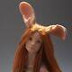 Ooak Handmade Art Doll Fauna Rabbit Lady