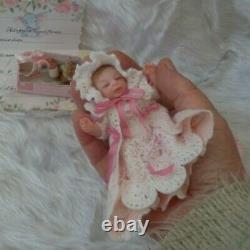 Ooak sculpt doll/hand made/artist made doll polymer clay reborn baby 5/gift