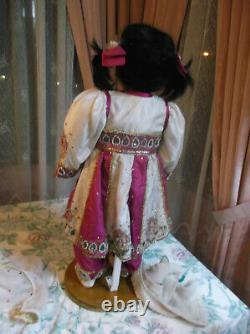 PORCELAIN ARTIST EAST INDIAN BABY DOLL- Hand made