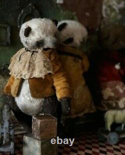 Panda. Teddy Bear. Handmade. Stuffed toy. New. OOAK