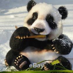 Panda bear felted panda bear