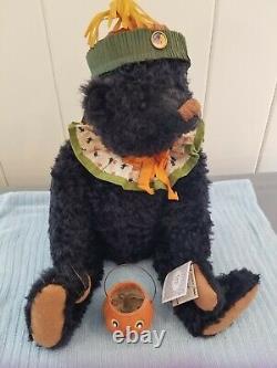 Pat Murphy Artist 18 Mohair Bear Basil LE 2/3 with Candy Container, New withtags