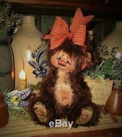 Patti's Ratties 10 Teddy Bear Hershey Star Flower Cub OOAK Doll Artist Sikes
