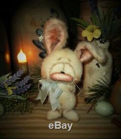 Patti's Ratties 5 Bunny Rabbit Easter Spring OOAK Gift Bear Doll Artist Sikes